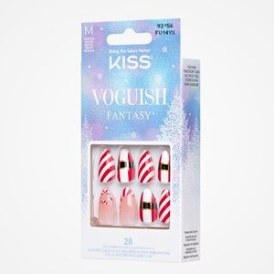 KISS Voguish Fantasy Holiday Jolly Jolly Nails Favorite Season Medium